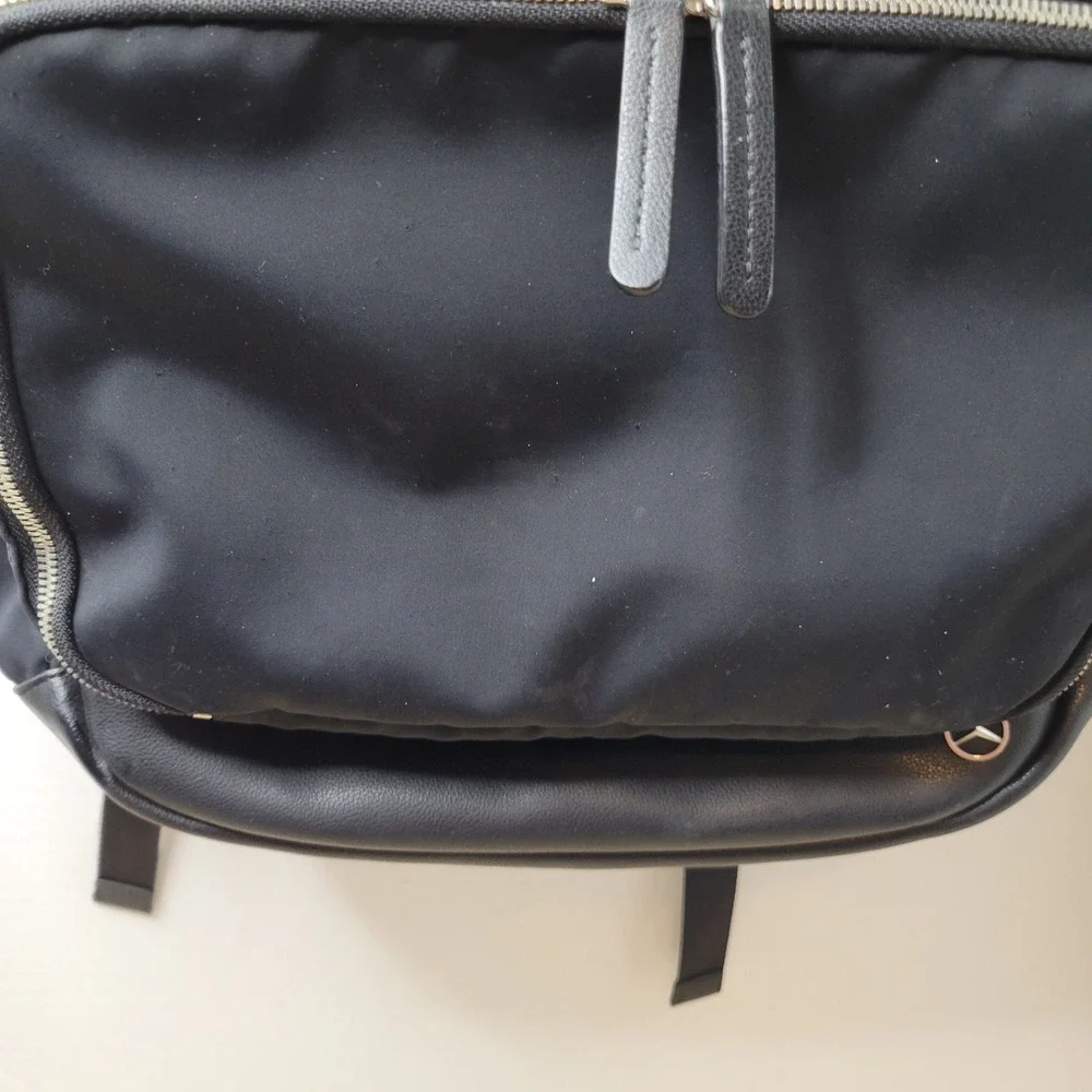 Haerfest x Mercedes-Benz Large Black Nylon Backpack Laptop Travel Bag